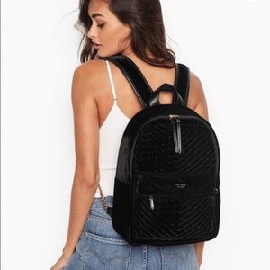Victoria Secret Velvet Backpack